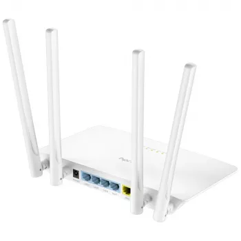 Tabletop router Cudy WR1200 Dual‑band Wi‑Fi 5 (802.11ac) 867 Mbit/s, 4x RJ‑45 LAN, White