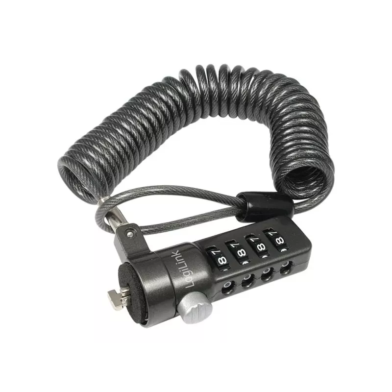 LogiLink NBS004 Cable Lock Black 1.8 M