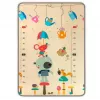 Play Foam Mat milly mally model 4688 — rolled foam playmat with bear and whale print