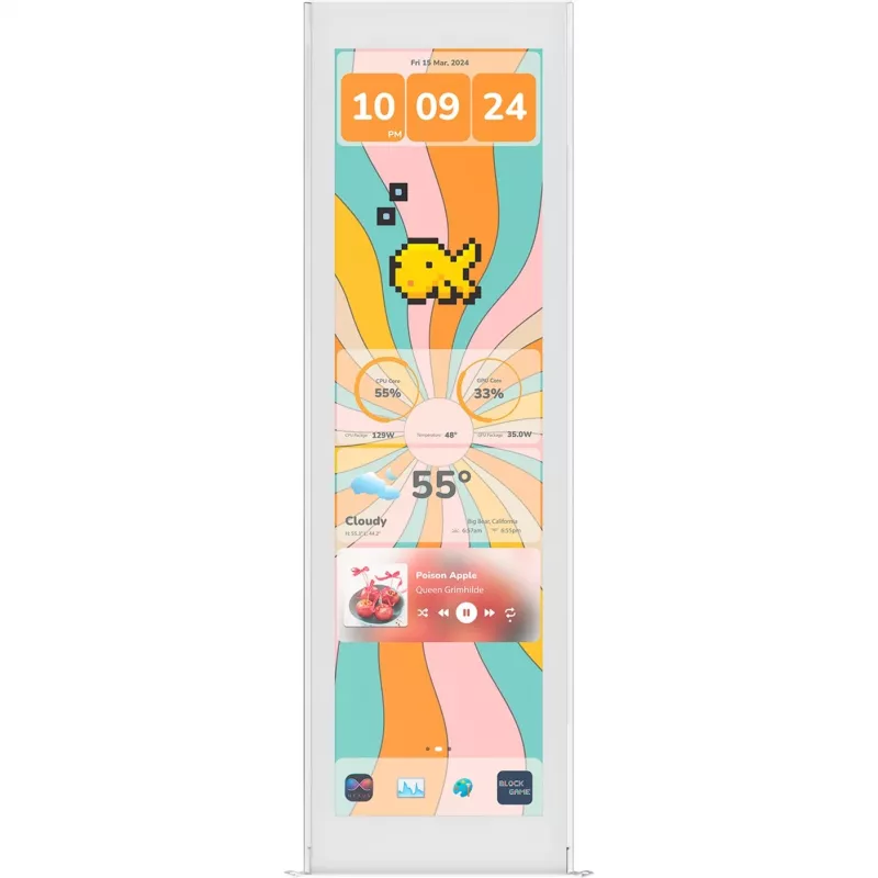 Y70 Touch Display Upgrade Snow White (36.8 cm (14.5 inch), White, 14,5-inch-Touchscreen)