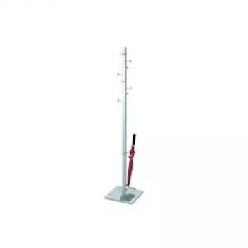 Coat rack Kerkmann Slim Line 6223, freestanding metal hall stand, silver finish