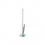 Coat rack Kerkmann Slim Line 6223, freestanding metal hall stand, silver finish