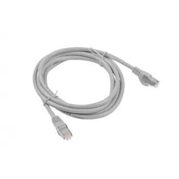 Network cable LANBERG Cat6 RJ-45 to RJ-45 2 m F/UTP, CCA conductor, grey