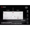 Gaming Keyboard Savio Phenix WHITE GAT RED PUD Wired Wireless USB Bluetooth RGB LED