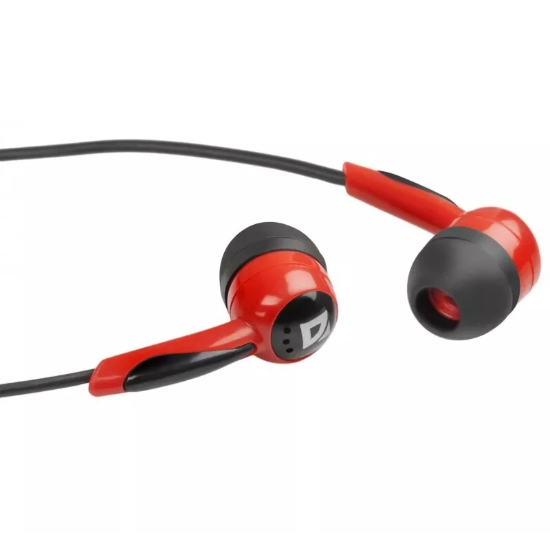 Headphones Defender BASIC 604 Black-Red