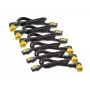 APC Power Cord Kit (6 ea), Locking, C13 to C14 (90 Degree), 1.2m