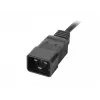 Rack-mount Power Distribution Unit LANBERG PDU-02I1908I-0200-C20-BK — 1U, 10×C13, 16A, 2 m cable, 19 inch