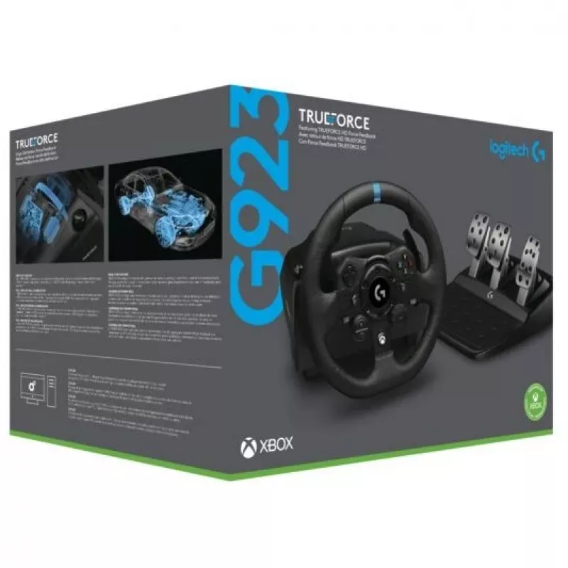 LOGITECH G923 SE Racing Wheel and Shifter Combo for Xbox Series X|S, Xbox One and PC - BLACK - USB - PLUGCG - EMEA28i-935