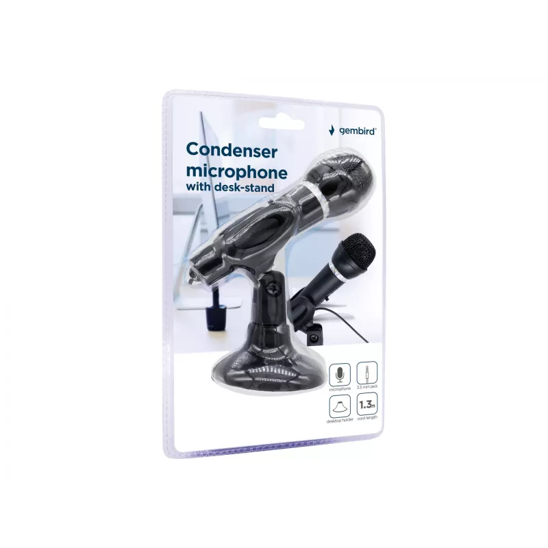 MICROPHONE CONDENSER/DESK STAND MIC-D-04 GEMBIRD