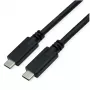 USB Cable ROLINE 11.02.9065 USB 3.2 Gen 2 3m USB C Black