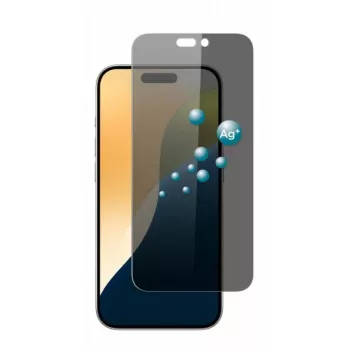 Screenor Privacy Screen Protector Apple iPhone 16 Pro Max Anti-bacterial Grey