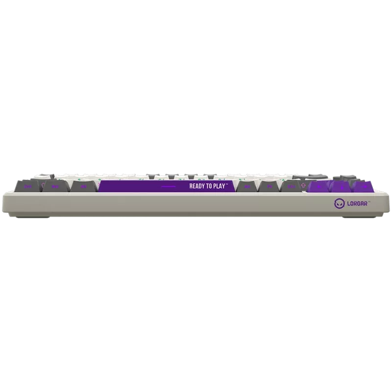 LORGAR KBP7075W, Wireless 75% Mechanical Gaming Keyboard Pro, Beige, EN layout