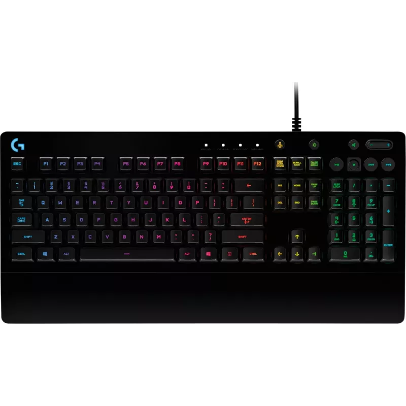 Logitech G G213 Prodigy - full size (100%) - USB - mechanical switch - QWERTY - RGB-LED - Black