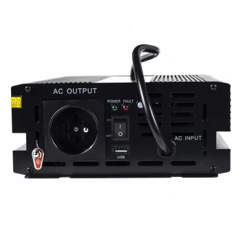 Power inverter Green Cell INV07, DC 12 V to AC 230 V, 300 W, 50 Hz, Type C plug, black