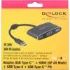 DeLOCK - External Videoadapter - VL101 - USB-C 3,1 - HDMI - Grey - retail (62991)