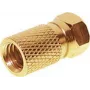 F-Connector ShiverPeaks FAS-G 7.5 Gold Plated for 7.5 mm Coaxial Cable