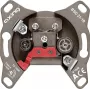 Socket-outlet TV + Radio Axing BSD 21-10 Brown 68x35x68 mm