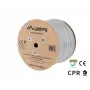 Network cable LANBERG LCUF6L-11CU-0305-S U/FTP Cat6a on reel, 305 m, 23 AWG, 500 MHz, grey