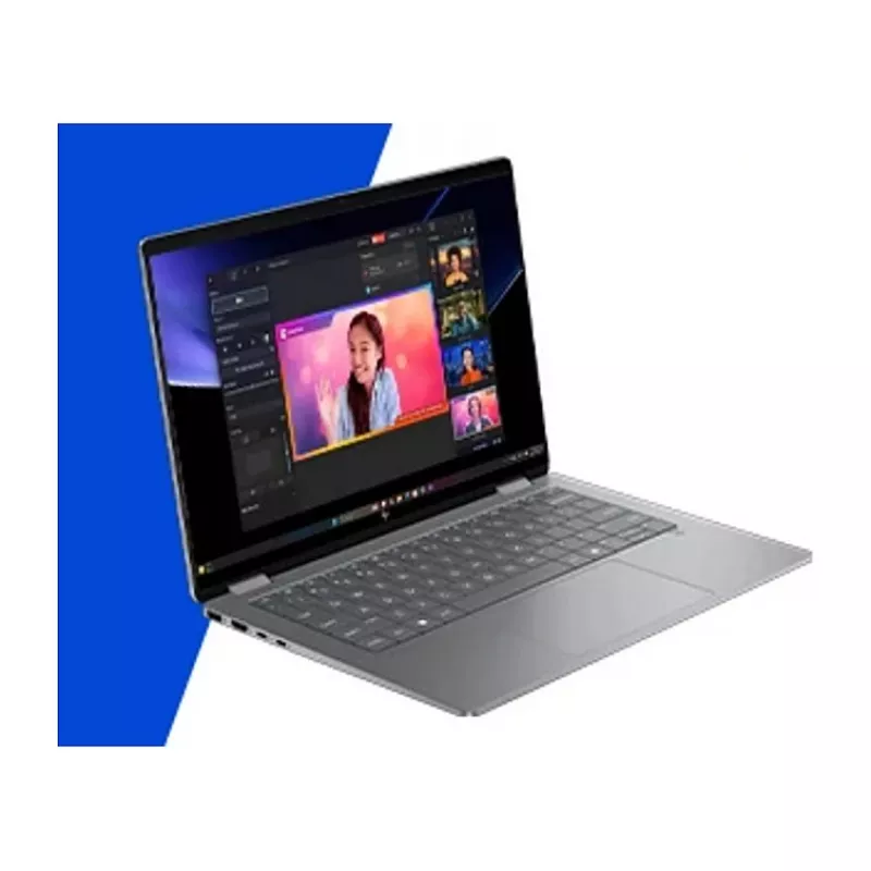 HP OmniBook X Flip Next Gen AI Laptop 14-fm0056ng - Flip-Design - Intel Core Ultra 5 226V / 2.1 GHz - Win 11 Home - Arc Graphics 130V - 16 GB RAM - 512 GB SSD NVMe - 35.6 cm (14)