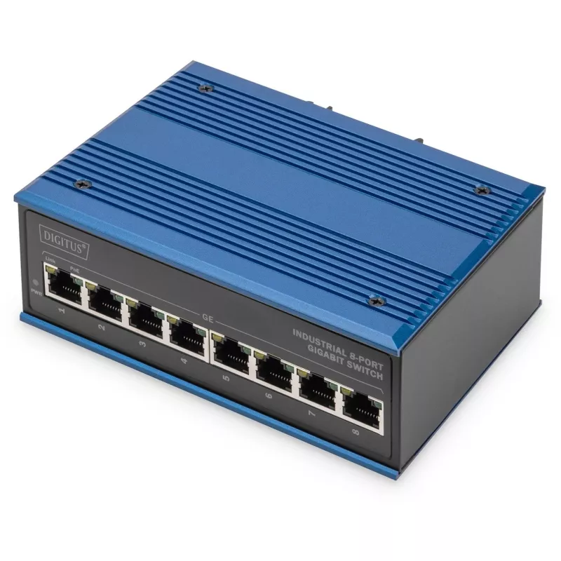 Unmanaged Switch Digitus DN-651121 8 Port Gigabit Ethernet PoE
