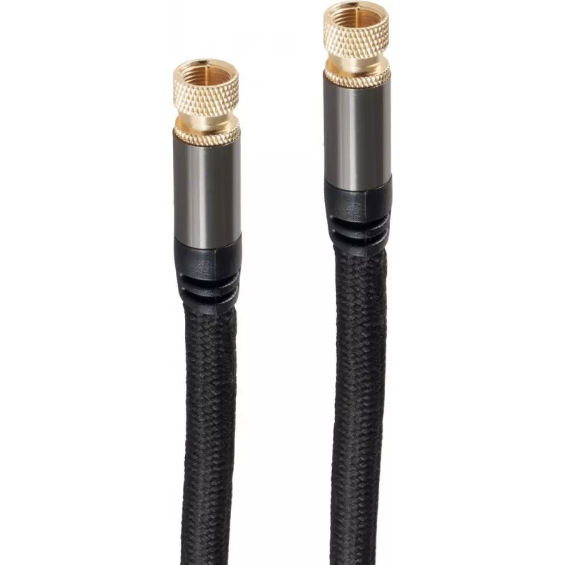 shiverpeaks BS20-55025 Coaxial Cable 1 m F Black (BS20-55025)