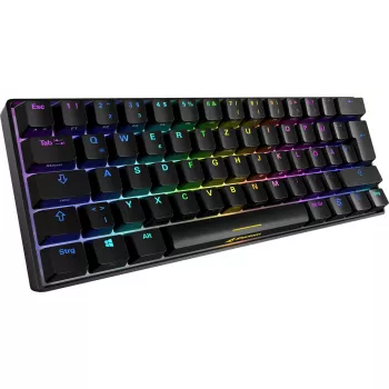 SKILLER SGK50 S4, Gaming Keyboard black, DE-Layout, Kailh Red