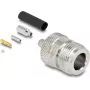 Coaxial connector DELOCK 91764 — female BNC-style adapter