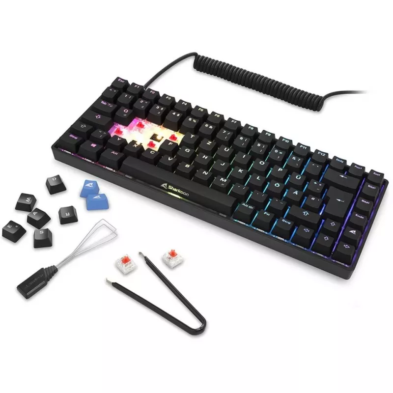 Sharkoon SKILLER SGK50 S3 keyboard Gaming USB QWERTZ German Black