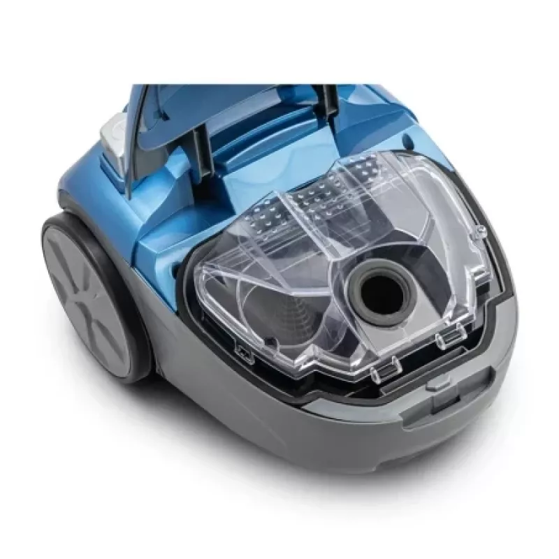 Bagless Vacuum Cleaner ZELMER ZVC032P Blue 1200W, compact canister design