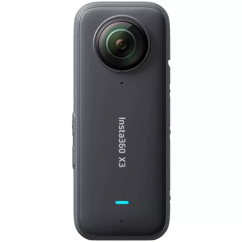 Action camera Insta360 X3 — 72 MP, 5K Ultra HD (5760×2880), 100 fps, CMOS, Wi‑Fi, built‑in display, MicroSD, 0.508 kg, black