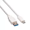VALUE - USB Cable - USB 3.0 (M) to USB Type C (M) - 5 V - 900 mA - 50 cm - White (11.99.9010)