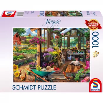 Jeff Haynie: Gartenhaus, Puzzle 1000 Pieces