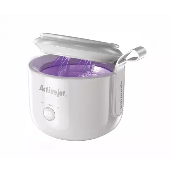 Ultrasonic cleaner ActiveJet AUC-198 — USB rechargeable, UV, 7.4 V, 106×107×89 mm