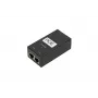 PoE power supply Extralink POE-24-24W-G 24V 1A 24W Gigabit, indoor, black, AC cable included