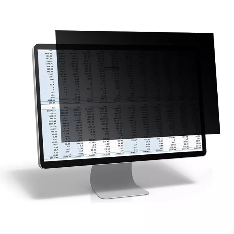 Privacy filter QOLTEC 51056 for 22 inch (55.9 cm) monitor, 16:10, 475×297 mm, transparent