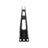 Cable box Alantec PK008 wall organizer 1U black metal/plastic