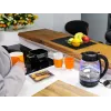 Lafe Essential XL CEG016 glass electric kettle, 2 L, 2200 W, black