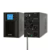 Qoltec 53042 uninterruptible power supply (UPS) Double-conversion (Online) 1 kVA 800 W 2 AC outlet(s)