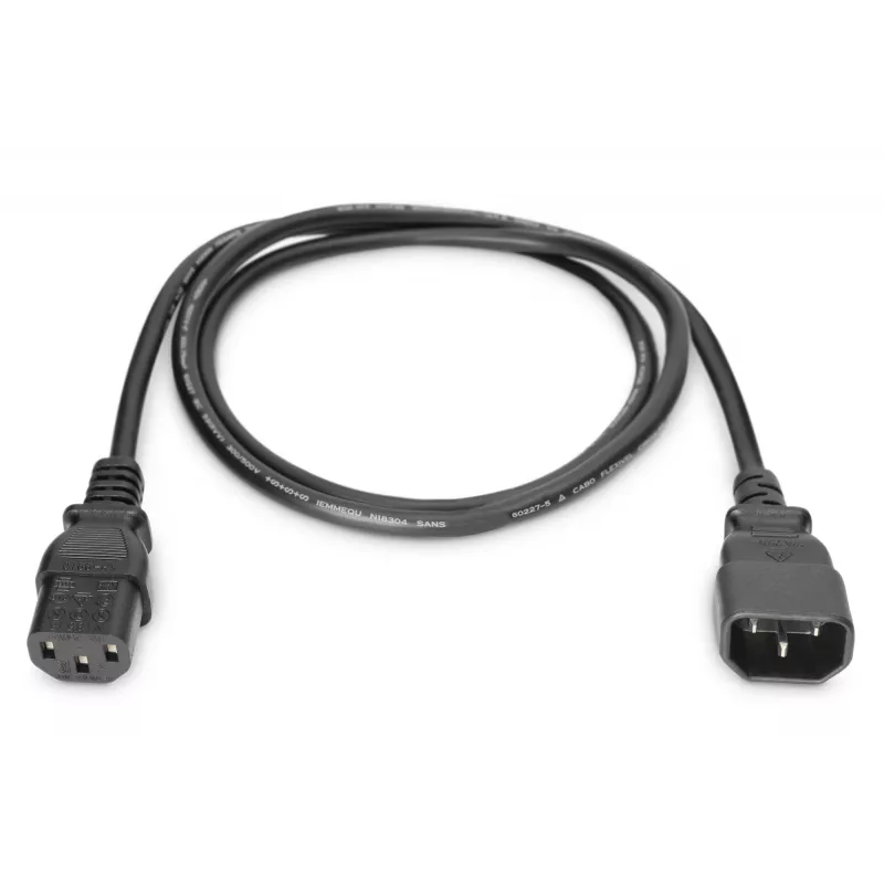 Assmann Mains extension cable. C14 - C13 M/F. 5.0m. H05VV-F3G 1.0 mm². bl (AK-440201-050-S)