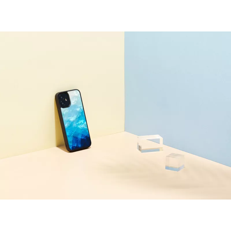 iKins protective case for Apple iPhone 12 mini — blue lake with black accents