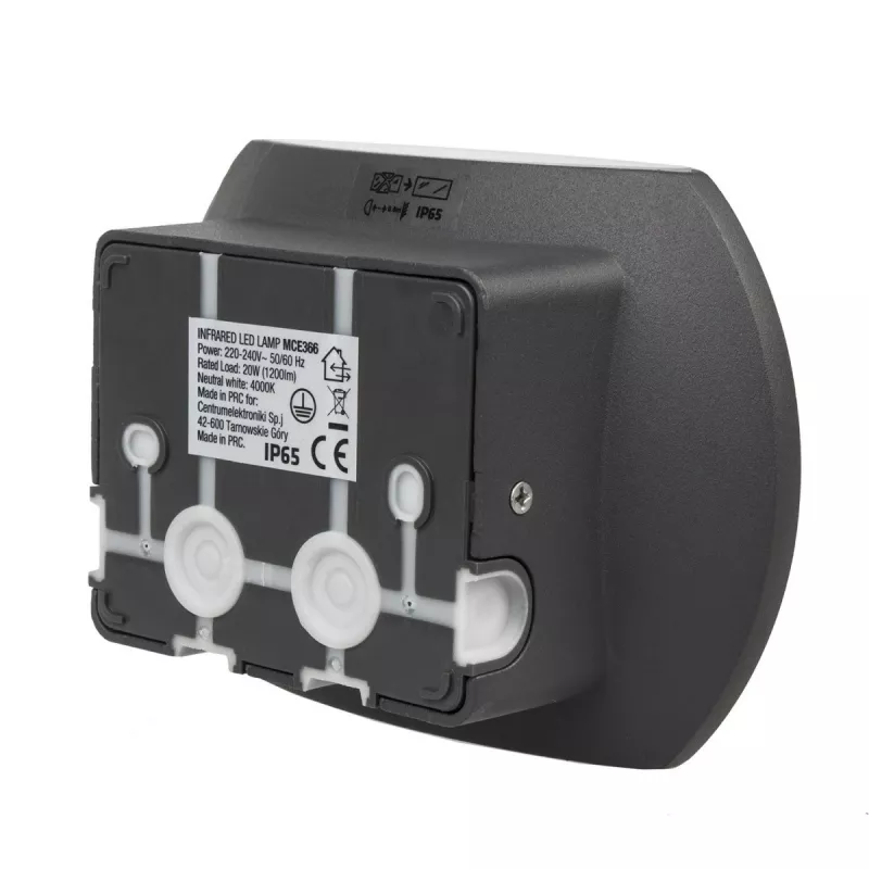 LED wall lamp MACLEAN MCE366 with dusk and motion sensor