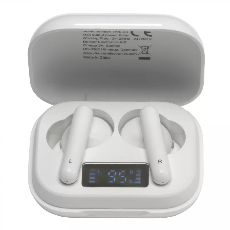 Denver TWS TWS Earbuds TWE-38 White
