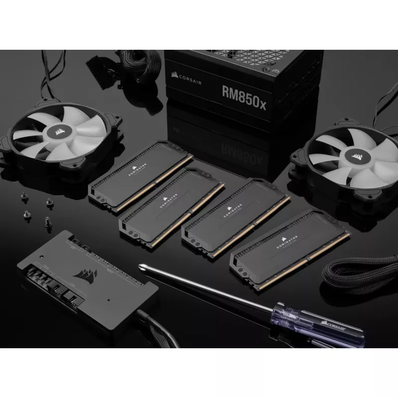 DIMM 64 GB DDR5-6400 (2x 32 GB) Dual-Kit, Memory black, CMT64GX5M2B6400C32, Dominator Platinium, INTEL XMP