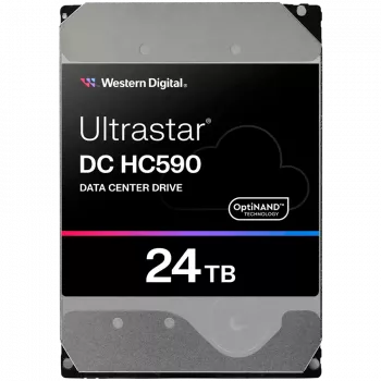 HDD Server WD/HGST ULTRASTAR DC HC590 (3.5’’, 24TB, 512MB, 7200RPM, SATA 6Gb/s, 512E SE NP3) SKU: 0F65684