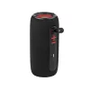 Stereo portable speaker TRACER Stripe Black — 10 W RMS, Bluetooth/Wired, USB-A & USB-C, MicroSD, built-in battery (up to 5 h)