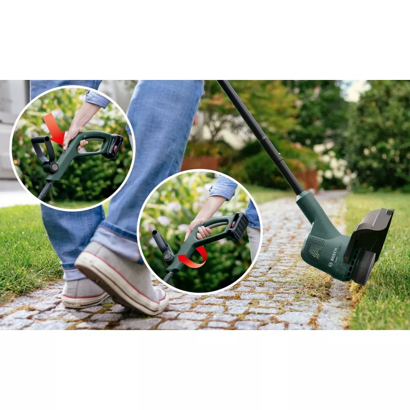 battery grass trimmer EasyGrassCut 18-260, 18Volt (Green/black, 2x Lithium-Ion Battery 2,0Ah, POWER FOR ALL ALLIANCE)