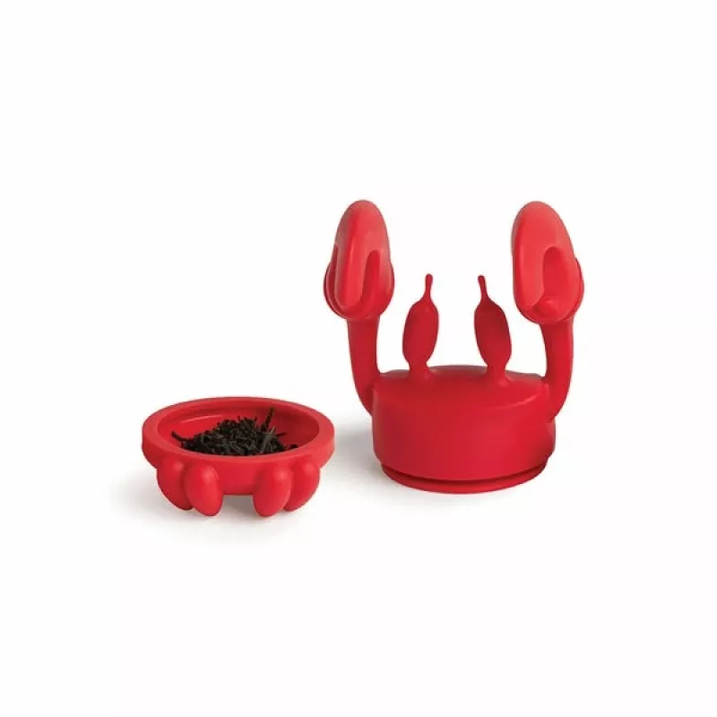 Silicone Tea Infuser Ototo Design OT973 Red 66mm 81mm
