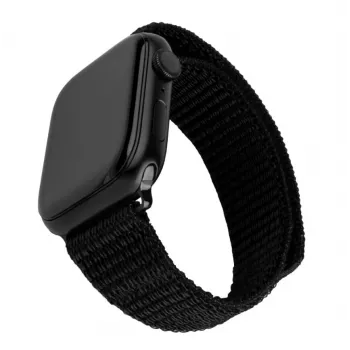 Nylon watch strap FIXED Sporty Strap FIXNST2-436-BK for 38/40/41mm watches, black