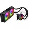 HydroX 240 ARGB, Liquid Cooling black