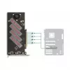 DeLOCK PCI Express 4.0 x16 Card to 4 x internal NVMe M.2 Key M with Heat Sink and Fan
